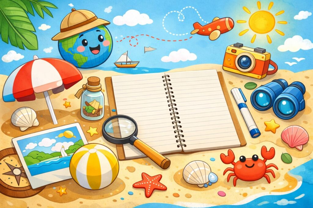 Reisetagebücher für Kinder